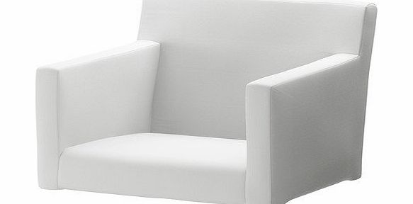 Ikea  NILS - Cover for chair with armrests, Blekinge white