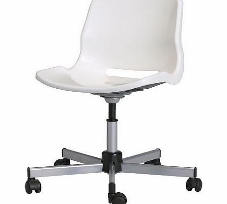 Ikea  SNILLE - Swivel chair, white
