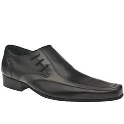Ikon Male Jarvis Leather Upper in Black and Grey