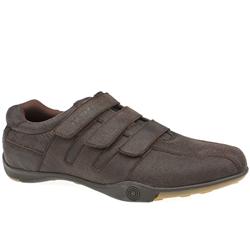 Ikon Male Krull 3 Manmade Upper Fashion Trainers in Brown, White