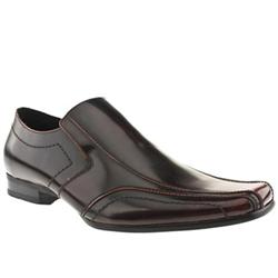 Ikon Male Tatoo Layer Vamp Leather Upper in Burgundy