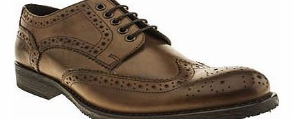 Ikon mens ikon brown officer brogue shoes 3103896020