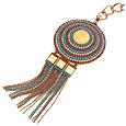Ileana Creations Ethnic Swarovski Crystal Medallion and Chain Necklace