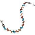 Ileana Creations Multicolor Swarovski Crystal Bracelet