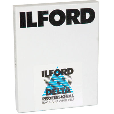 Ilford 1743445 Delta Professional 100 4x5in 25
