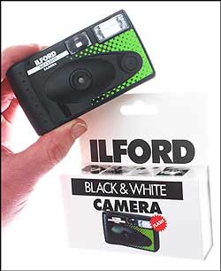 Ilford HP5 Single Use Black and White Camera with Flash - #CLEARANCE