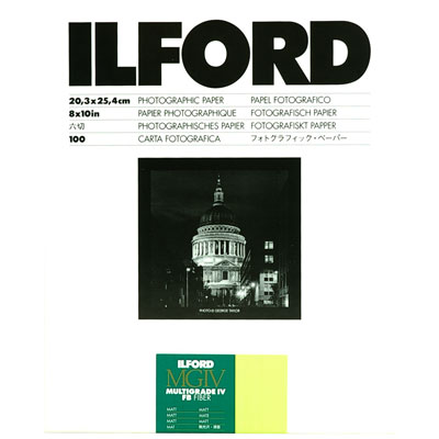 Ilford MG4FB5K 8x10 inch 100 sheets 1833919