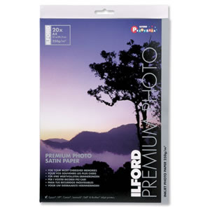 Ilford Premium Photo Paper Satin 250gsm 20