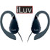 Lightweight Ear Clip Earphones (Black) (i201)