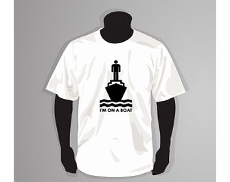 On A Boat White T-Shirt Small ZT Xmas gift