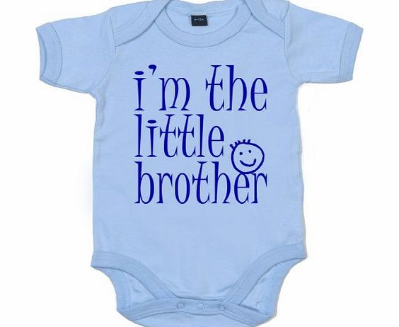 Image is Everything IiE, Im the Little Brother, Baby Boy, Bodysuit, 0-3m, Pale Blue