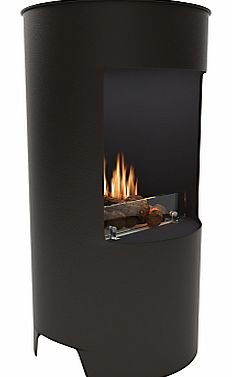 Stow Bioethanol Fireplace, Black