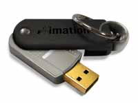imation 22361 USB 2.0 pivot flash drive with 4GB