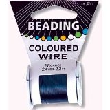 Beading Wire, 28 Gauge - Blue
