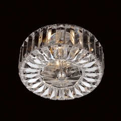 Ritz Chrome and Crystal Ceiling Light