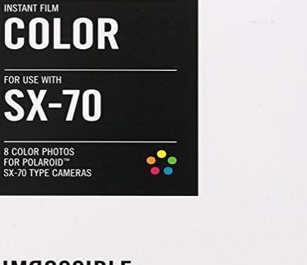 Impossible  INSTANT COLOR FILM FOR POLAROID SX-70-TYPE CAMERAS