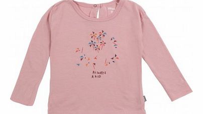 Always A Kid T-shirt Pink `3 months,9 months,12
