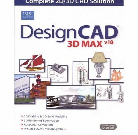 IMSI DesignCAD 3D MAX v18 - 2D / 3D CAD For PC