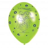 Latex Party Balloons - 6 in a pack