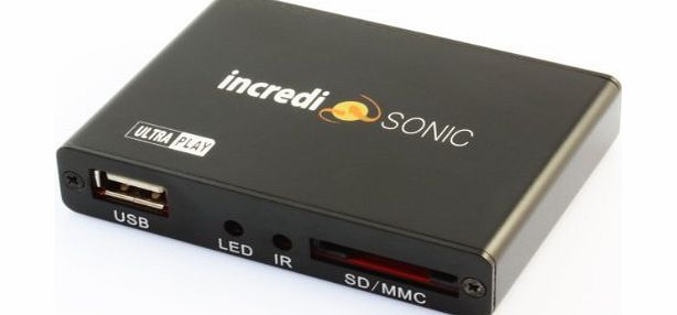 IncrediSonic Ultra Play IMP150 - HD TV Digital Mini Media Player - 1080p - Play any file from USB HDDs/Flashdrive
