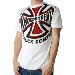 Mens Independent Axl Tee White