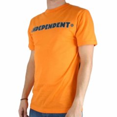 Mens Independent Classic Colours B/c Tee Orange