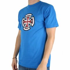 Mens Independent Ringed Cross Tee Royal