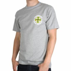 Mens Independent T/c Colour Cross Tee Heather