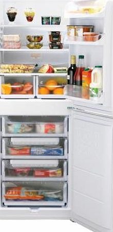 CAA55 Free Standing Fridge Freezer in White A+ rating