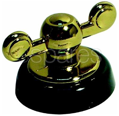 Indesit Control Knob Assembly (Green/Gold)