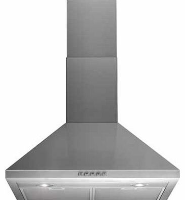 Indesit IHP65FCMIX Chimney Hood - Stainless Steel