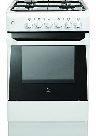 Indesit IS50GW Freestanding Single Gas Cooker in White 50cm wide