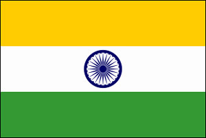 India paper table flag, 6`` x 4``