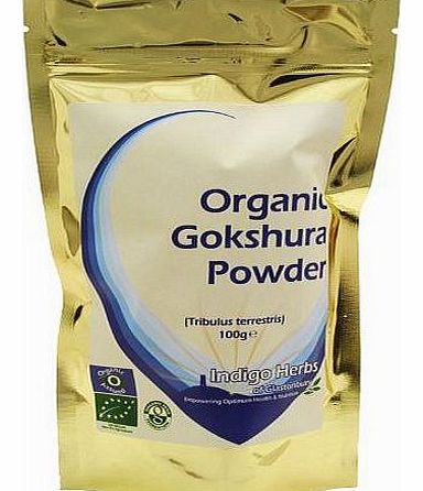 Indigo Herbs of Glastonbury Organic Tribulus Terrestris Powder - 100g (Organic Certified)