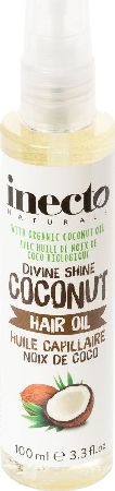 Inecto, 2102[^]0139589 Naturals Coconut Hair Oil