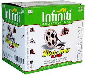 DVD RW 4.7GB 4x (4 Speed) - In Slim Jewel Case - 10 Pack (2 x 5 pack)
