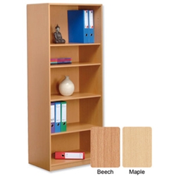 Influx Basics Standard Bookcase Tall Maple