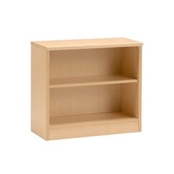Influx Bookcase Low W800xD350xH720mm Maple