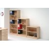 Influx Bookcase Low W850xD350xH720mm Maple