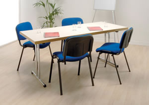 Influx Executive Folding Table Melamine with