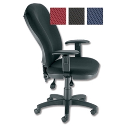 Influx Vitalize Deluxe Black Task Chair