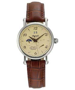 Cream Dial Gents Automatic Watch