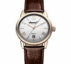 Ingersoll Mens Grafton White Brown Watch