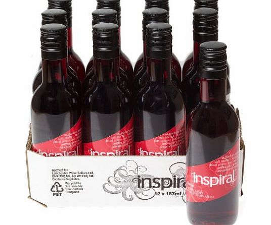 Inspiral Merlot Red Wine 18.75cl Miniature - 12 Pack