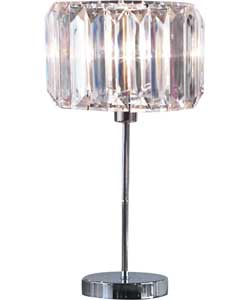 Acrylic Rods Table Lamp - Clear