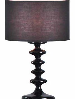 Amethyst Table Lamp - Black