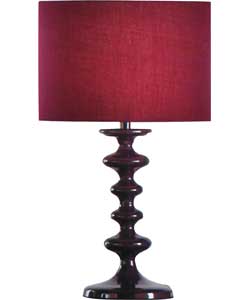 Inspire Amethyst Table Lamp - Cassis