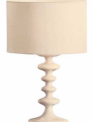 Amethyst Table Lamp - Ivory