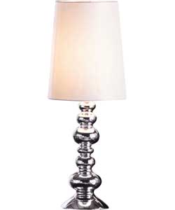 Spindle Table Lamp - Chrome Plated
