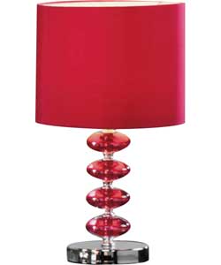 Inspire Spiro Table Lamp - Pink